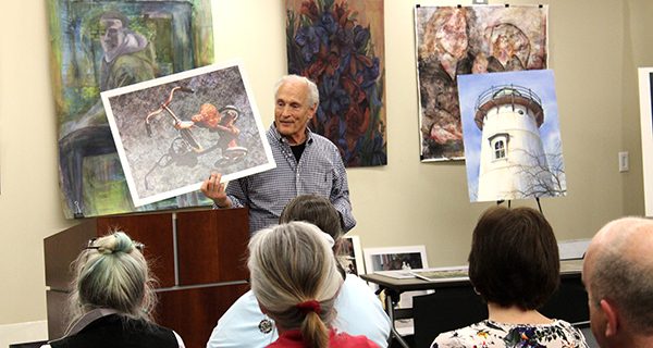 Watercolor artist delivers presentation of dreams