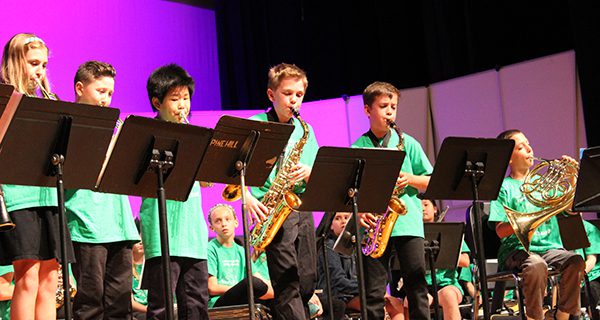 Westwood elementary musicians band together