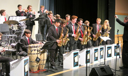 MHS Jazz prepares Doug Olsen farewell