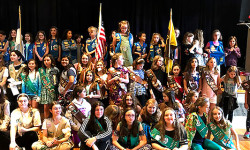 Walpole Scouts hold bridging ceremony