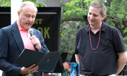 Medfield bids farewell to Doug Olsen