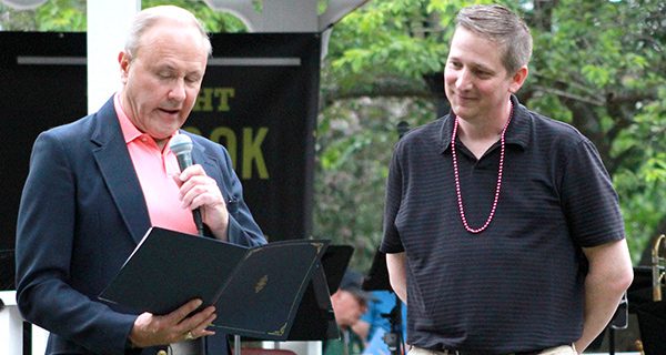 Medfield bids farewell to Doug Olsen