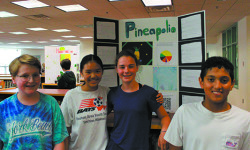 Sixth graders show off civ projects