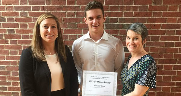 Conner Jahn is May RAY of Hope