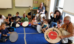 Drum circle coming to library