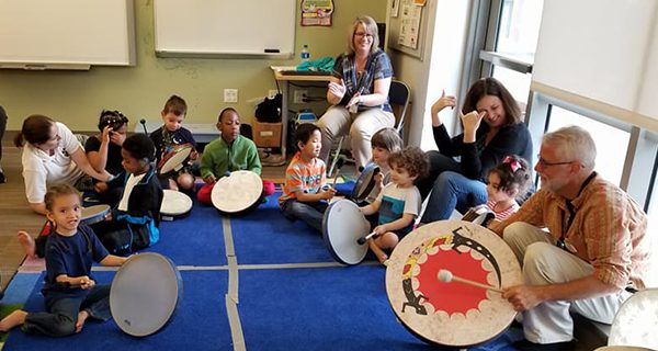 Drum circle coming to library