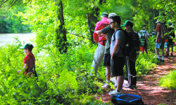 Eco Campers learn to fish