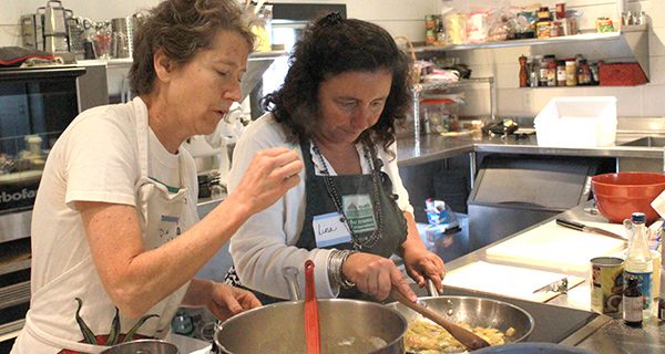 Powisset cooks whip up dessert