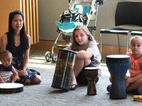 Westwood Library drums up fun