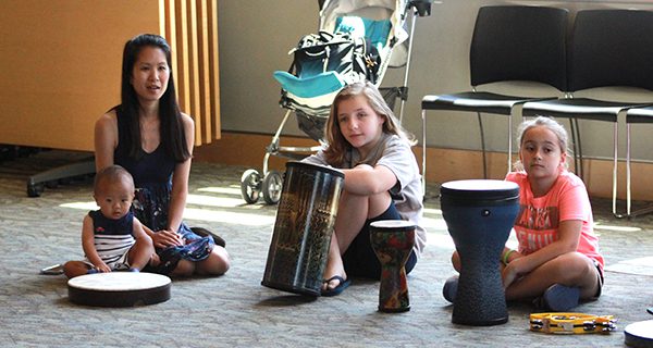 Westwood Library drums up fun