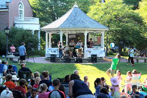 Townspeople relaxed and enjoyed a beautiful evening of good music and warm weather. Photos by Daniel Curtin 