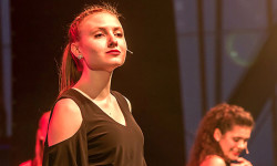 Walpole students perform with Electric Youth