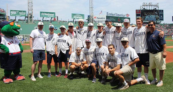 State champ Rockets honored at Fenway