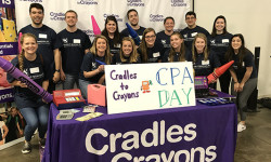 Locals volunteer for Cradles to Crayons