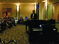 Seniors serenaded by dueling pianists