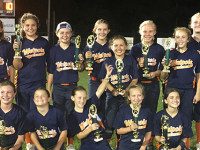 Walpole softball takes titles