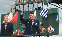 Needham’s Maj. Vergados honored at Fenway
