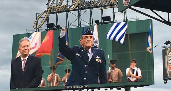 Needham’s Maj. Vergados honored at Fenway
