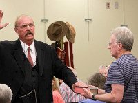 Teddy Roosevelt visits Walpole Library