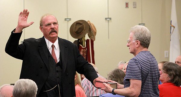 Teddy Roosevelt visits Walpole Library
