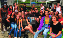 Swim team fundraises for women’s health