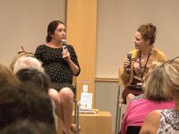 Author Sullivan addresses Westwood Library