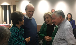 Needham welcomes Governor Dukakis