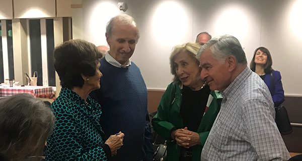 Needham welcomes Governor Dukakis