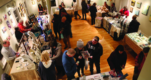Visitors roam the Zullo Gallery during the 2017 Holiday Stroll. This year’s Stroll has been scheduled for Dec. 7.