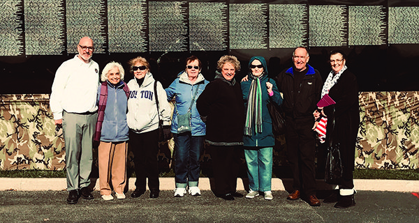 Walpole seniors visit Moving Wall