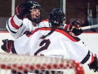 Damren, Goss, Curran backboning Wesleyan hockey