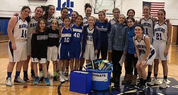 Girls basketball plays hard, raises funds