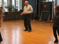 Line dancing provides stress-free exercise