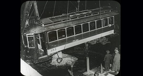 The trolley disaster of 1916