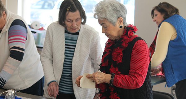 Crafty Westwood seniors hard at work