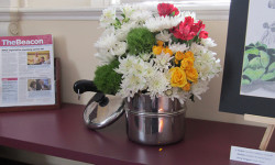 Medfield Library in full bloom