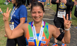 Dr. Prabhu marathons for cancer cure