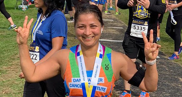 Dr. Prabhu marathons for cancer cure