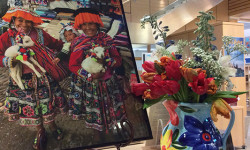 Kira Seamon readies Art in Bloom