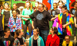 Middle schoolers present colorful theater production