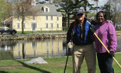 Community groups clean up Medfield