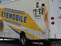Eyemobile tests seniors at Pilgrim Hall