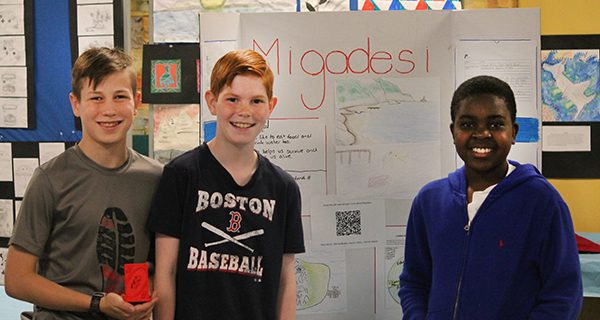 Sixth graders design unique civilizations