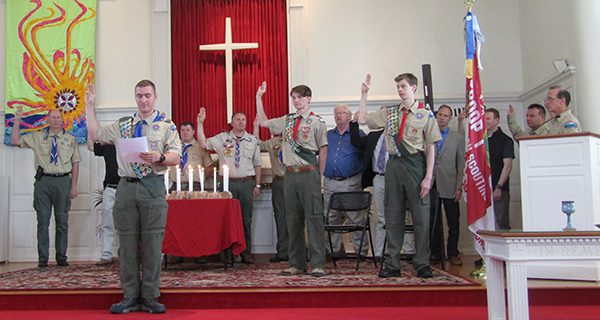 Resker and Clare, Eagle Scouts