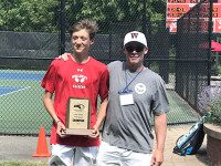 Wellesley’s Collomb wins boys tennis title