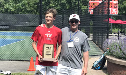 Wellesley’s Collomb wins boys tennis title
