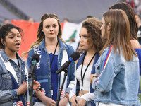 Westwood’s MacPherson sings at Gillette Stadium