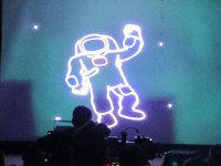 Laser show electrifies Needham