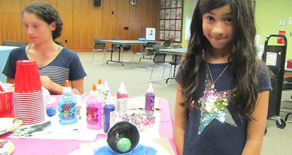 Kids remember Moon landing with craft