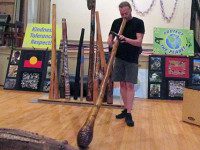 Didgeridoos bring Australian outback to library